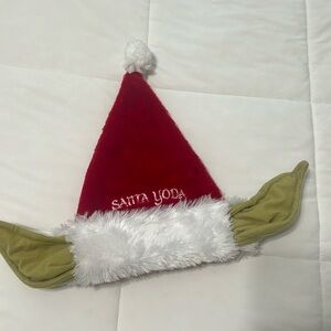 Star Wars Yoda Santa Hat w/ Bendable Ears